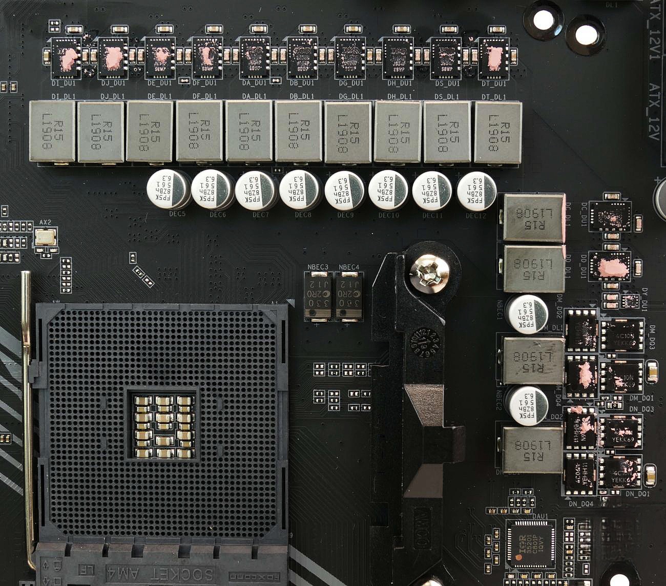 VRM on Gigabyte motherboard